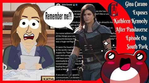 gina carano south park|‘South Park’ Mocks Kathleen Kennedy, Disney。